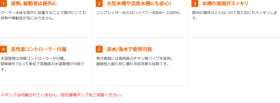 KDAシリーズ製品特徴