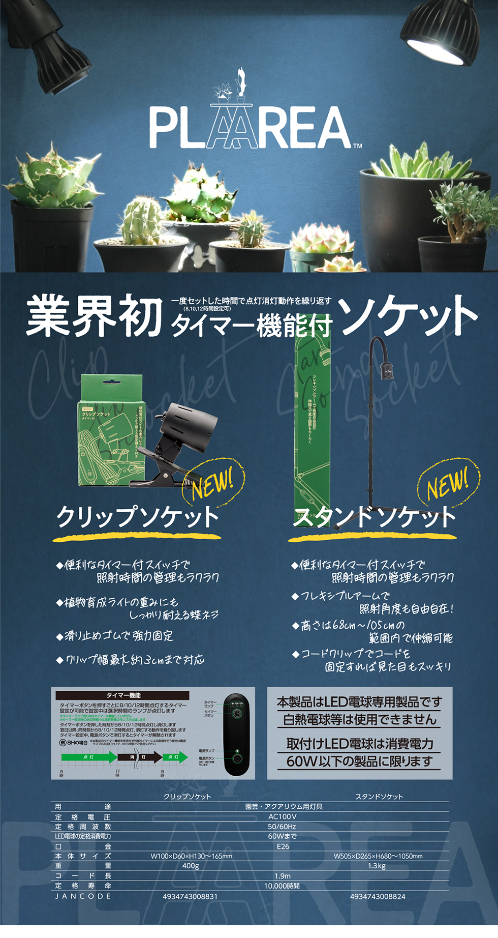 PLAAREA ソケット